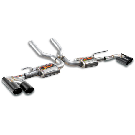 Изпускателни системи SUPERSPRINT Supersprint Rear exhaust "Racing" Right - Left OO100 "Gun Metal Grey" PORSCHE 958 CAYENNE 3.6i VR6 14-18 | race-shop.bg