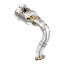 Supersprint Downpipe Right with Metallic catalytic converter PORSCHE 536 CAYENNE S SUV 2.9L V6 18-23 (with valve)