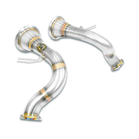 Изпускателни системи SUPERSPRINT Supersprint Downpipe kit Right + Left (Replaces catalytic converter) PORSCHE 536 CAYENNE S SUV 2.9L V6 18-23 (with valve) | race-shop.bg