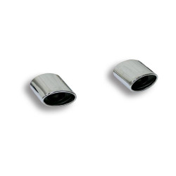 Supersprint Oval endpipe kit Right + Left 145x95 SEAT LEON SC 5F Cupra 2.0 TSI 13-15