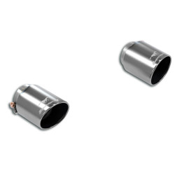 Supersprint Endpipe kit Right O100 - Left O100 "Gun Metal Grey" VW GOLF VII GTI "Performance" 2.0 TSI 16-19 (with valve)