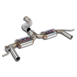 Supersprint Rear exhaust "Racing" VW GOLF VII R Performance 2.0 TFSI 17+ Twin Pipe System