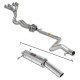 Изпускателни системи SUPERSPRINT Supersprint Track performance package "4-2-1" Oversize Ø50mm VW SCIROCCO GTi 1.8 84+ | race-shop.bg