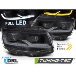 ФАРОВЕ FULL LED ЧЕРНИ за VW T6 15-19