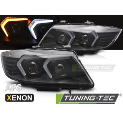 КСЕНОНОВИ AFS ФАРОВЕ LED ЧЕРНИ подходящи за BMW E90 / E91 LCI 09-11