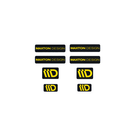 Стикери 3D Sticker Set Maxton Design (Black and Yellow) | race-shop.bg
