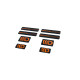 Стикери 3D Sticker Set Maxton Design (Black and Orange) | race-shop.bg