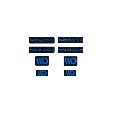 Стикери 3D Sticker Set Maxton Design (Black and Blue) | race-shop.bg