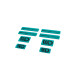 Стикери 3D Sticker Set Maxton Design (Turquoise and Black) | race-shop.bg