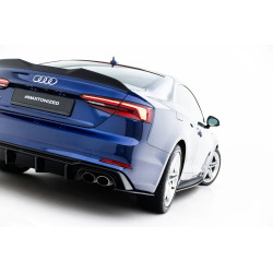 MAXTON DESIGN Street Pro задни странични сплитери за Audi S5 Coupe F5, черен
