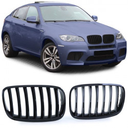 RACES решетка (Sport Performance) за BMW X5 E70 X6 E71 06-13, гланц черен ПОВРЕДЕН