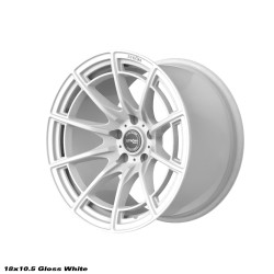 STROM DS-F55 wheel 18x10.5 5x114.3 73.1 ET10, Full Gloss White