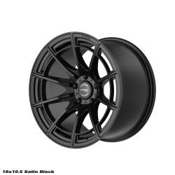 STROM DS-F55 wheel 18x10.5 5x120 72.6 ET8, Full Satin Black