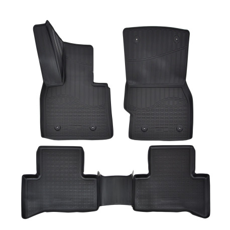 За конкретен модел 3D rubber floor mats for Alfa Romeo Stelvio 2017-up | race-shop.bg