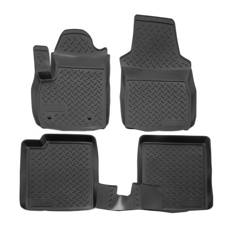За конкретен модел 3D rubber floor mats for FIAT Panda 2003-2012 4pc | race-shop.bg