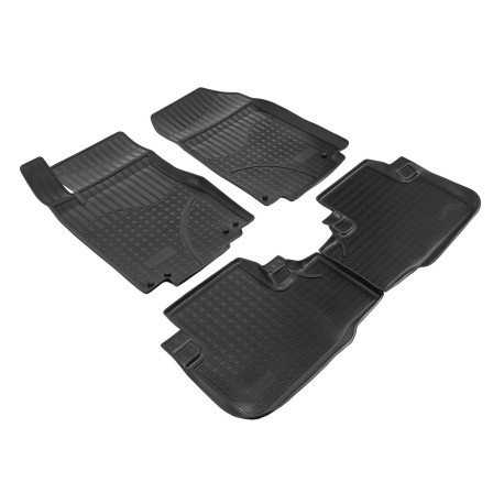 За конкретен модел 3D rubber floor mats for HONDA CR-V 2012-2017 4pc | race-shop.bg