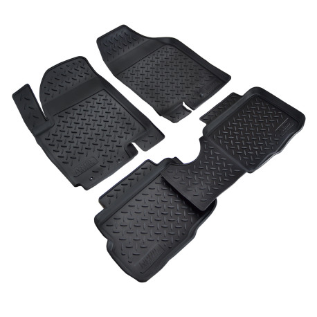 За конкретен модел 3D rubber floor mats for KIA Soul AM 2008-2013 | race-shop.bg