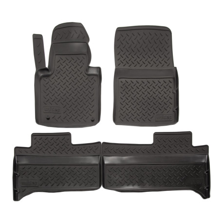 За конкретен модел 3D rubber floor mats for LANDROVER Range Rover 2002-2012 4pc | race-shop.bg