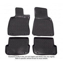 3D rubber floor mats for TOYOTA Corolla Corss 2020-up 4pcs