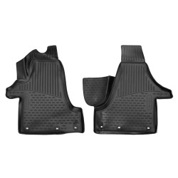 Rubber floor mats for VOLKSWAGEN Transporter T6 2015-up VAN
