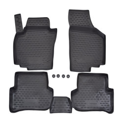 Rubber floor mats for SKODA Yeti 2009-2017 4pcs