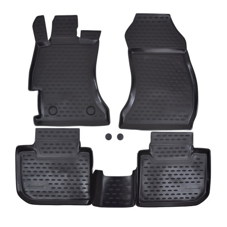 За конкретен модел Rubber floor mats for SUBARU XV 2012-2017 4pcs | race-shop.bg