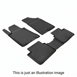 Rubber floor mats for MITSUBISHI Outlander 4 2022-up