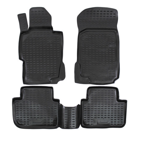 За конкретен модел Rubber floor mats for HONDA Accord 2003-2007 4pcs | race-shop.bg
