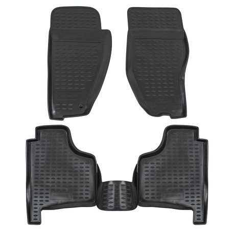 За конкретен модел Rubber floor mats for DODGE Nitro 2007-2012 4pcs | race-shop.bg