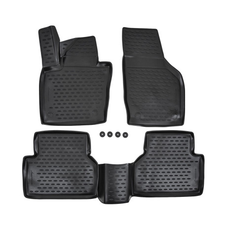 За конкретен модел Rubber floor mats for AUDI Q3 2011-2018 4pcs | race-shop.bg