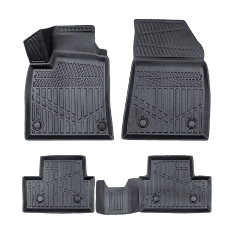 За конкретен модел Rubber car floor mats for Renault Clio 5 2019-up 4pcs | race-shop.bg