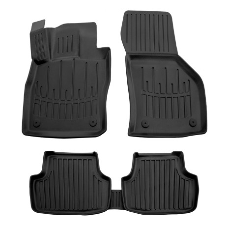 За конкретен модел 3D rubber floor mats for SKODA Octavia 3 2013-2020 5pcs | race-shop.bg
