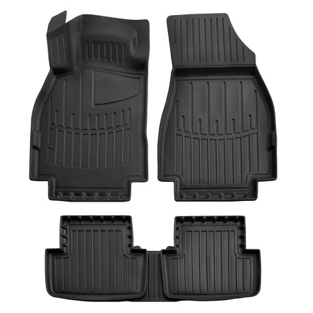 За конкретен модел 3D rubber floor mats for RENAULT Megane 2 2002-2009 5pcs | race-shop.bg