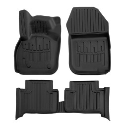 3D rubber floor mats for RENAULT Zoe 2012-2019 5pcs