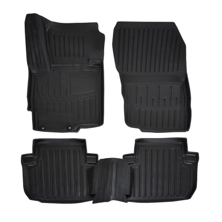 За конкретен модел 3D rubber floor mats for MITSUBISHI Eclipse Cross 2017-up 5pcs | race-shop.bg