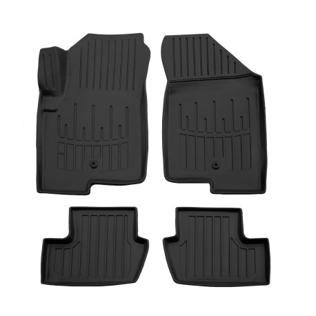 За конкретен модел 3D rubber floor mats for JEEP Compass 2006-2016 4pcs | race-shop.bg
