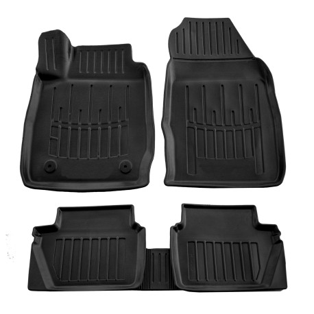 За конкретен модел 3D rubber floor mats for FORD Fiesta 2008-2017 5pcs | race-shop.bg