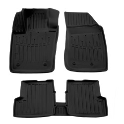 3D rubber floor mats for FIAT 500X 2014-up 5pcs