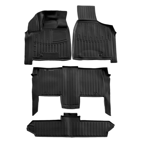 За конкретен модел 3D rubber floor mats for CHRYSLER Grand Voyager 5 2008-2016 5pcs | race-shop.bg