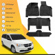 За конкретен модел 3D rubber floor mats for CHRYSLER Grand Voyager 5 2008-2016 5pcs | race-shop.bg