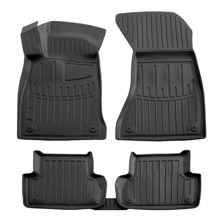 За конкретен модел 3D rubber floor mats for AUDI A4 B9 2015-2024 5pcs | race-shop.bg