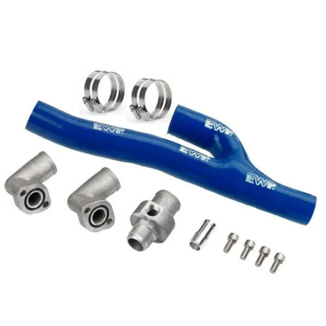 Водни помпи Big Block Chevy EWP Block Adapter - Blue Hose | race-shop.bg