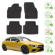 За конкретен модел Eco rubber floor mats 4pcs for Mercedes B W247 2018-up | race-shop.bg