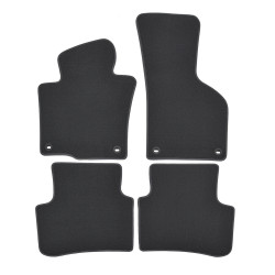 Premium anthracite velour car mats for VOLKSWAGEN Passat B6/B7/CC 2005-2015 4pcs