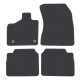 За конкретен модел Premium anthracite velour car mats for NISSAN Leaf 1 2011-2017 4pcs | race-shop.bg