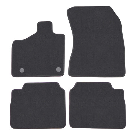 За конкретен модел Premium anthracite velour car mats for NISSAN Leaf 1 2011-2017 4pcs | race-shop.bg