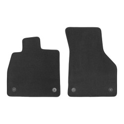 Premium anthracite velour car mats for AUDI TT 8S coupe 2015-up 2pcs