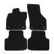 За конкретен модел Premium Black velour car mats for VOLKSWAGEN Golf VIII 2020-up 4pcs | race-shop.bg