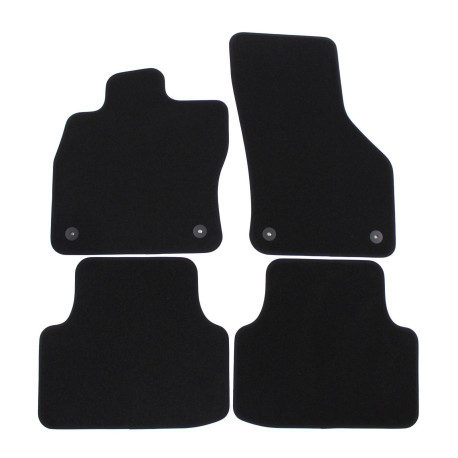 За конкретен модел Premium Black velour car mats for VOLKSWAGEN Golf VIII 2020-up 4pcs | race-shop.bg
