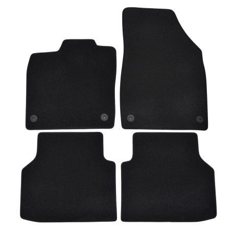 За конкретен модел Premium Black velour car mats for VOLKSWAGEN iD.4 2020-up 4pcs | race-shop.bg